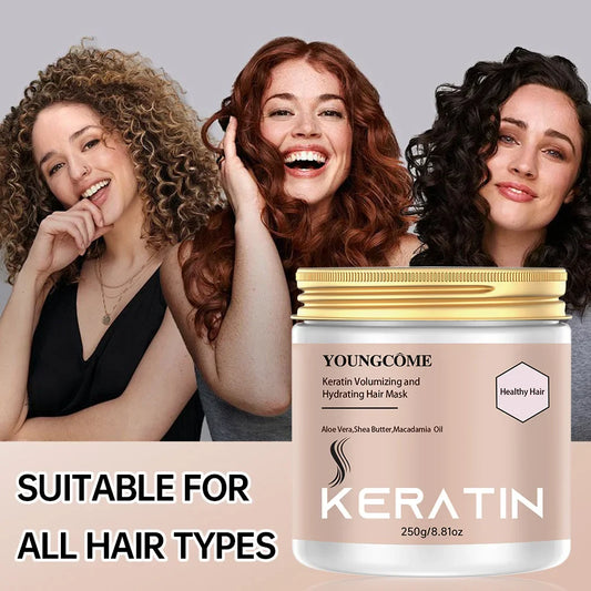Keratin Hair Mask – Deep Moisture, Smooth & Frizz Control Keratin Hair Mask Oasis Select