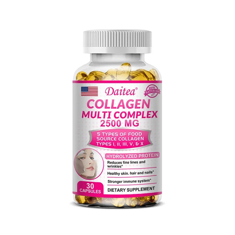 Daitea Hydrolyzed Collagen Capsules – Skin, Hair, Nails & Joints