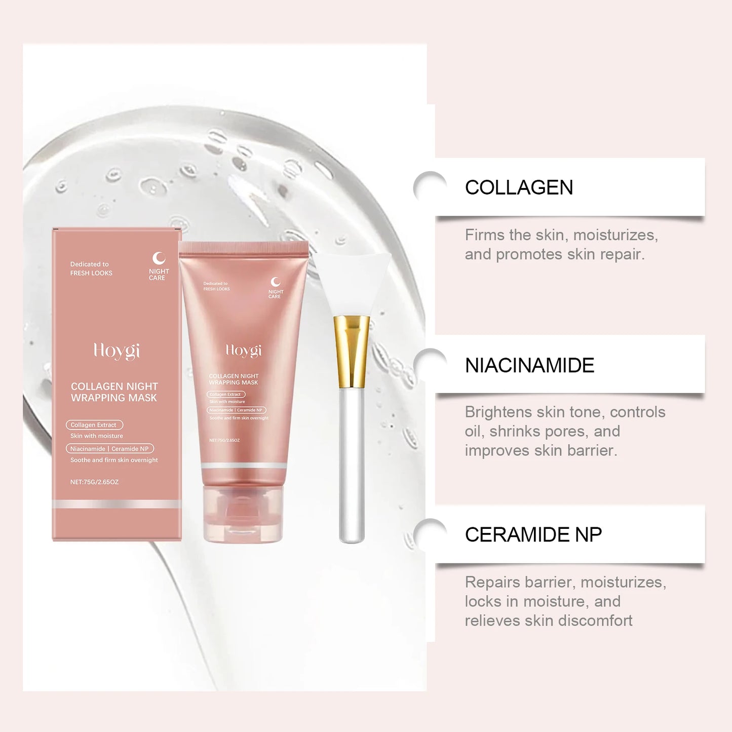 Collagen Peel-Off Face Mask – Firming, Hydrating & Pore Shrinking