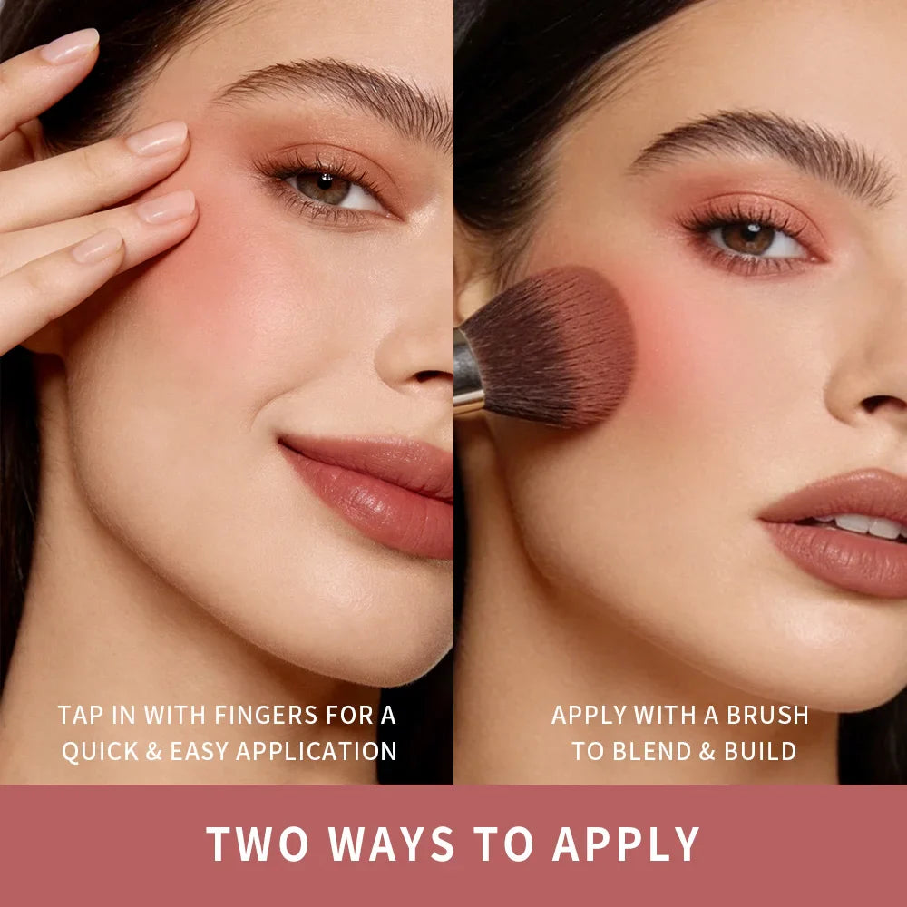 Lakerain Soft Mousse Blush & Brush – Velvety Matte Finish