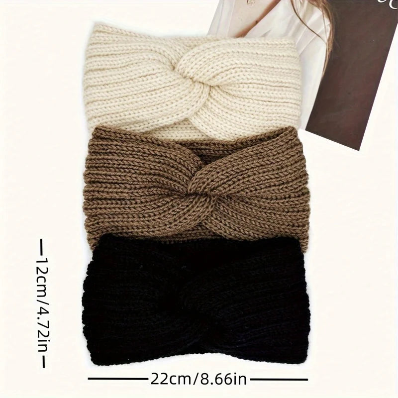 3pcs Women's Fashion Headbands - Bow Tie Design Peaceful Pleasures Health and Wellness