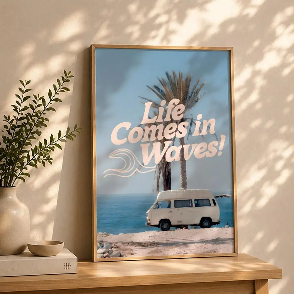 Scenery B-Beach Sea OceanS Poster HD Self Adhesive Waterproof Wall Art Ideal for Home Office Dorm Bedroom Great Gift Peaceful Pleasures Health and Wellness White2 15X20cmNoframe