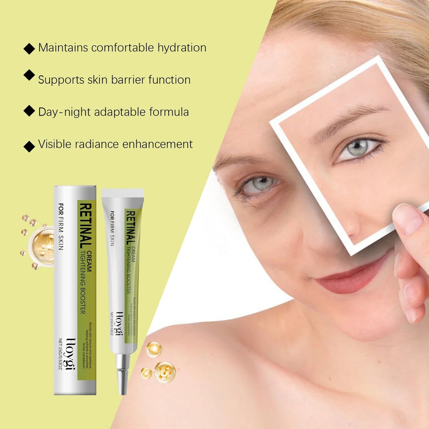 Hoygi Retinol Eye Cream – Firming, Anti-Wrinkle & Hydrating 15g