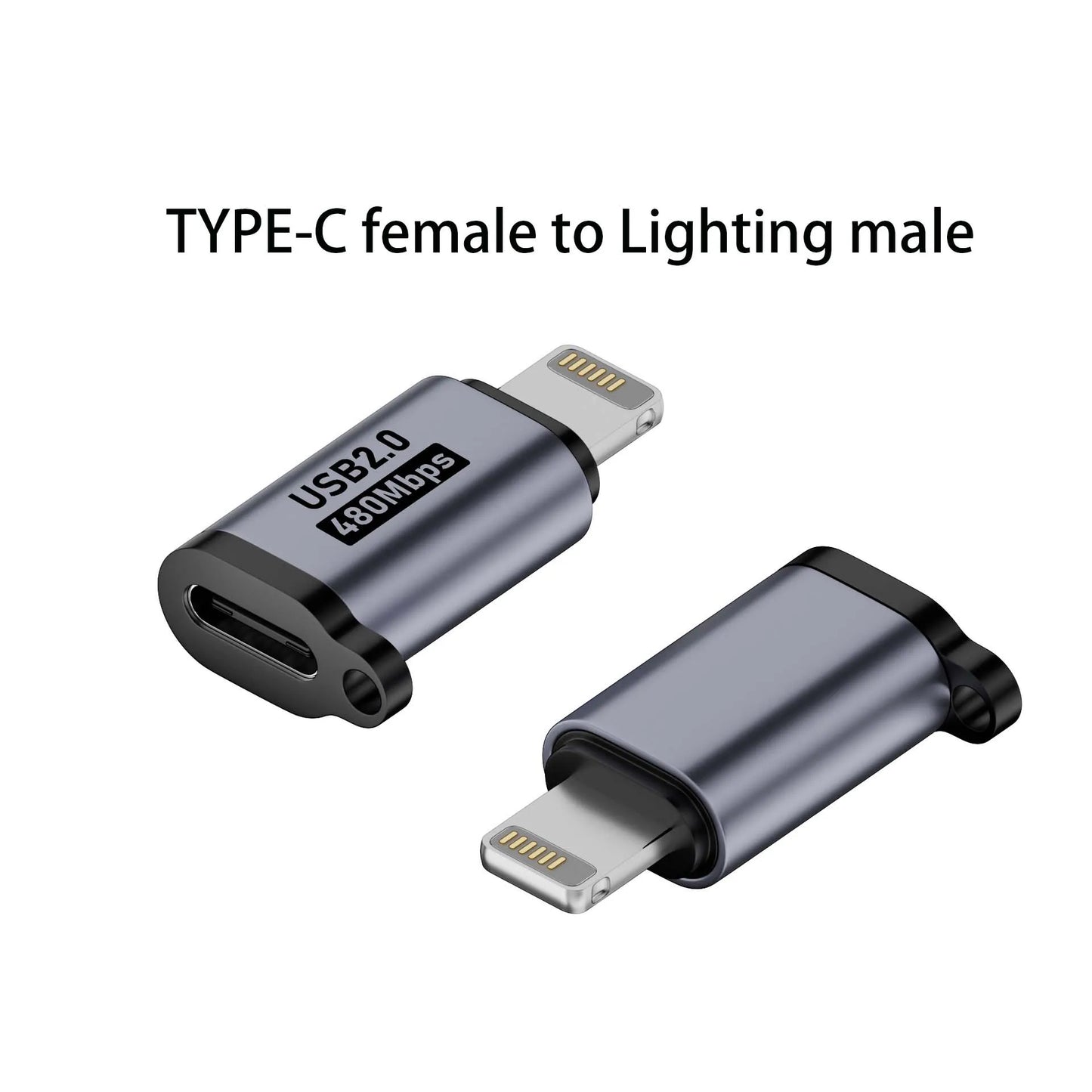 Micro USB to Type-C & Mini USB Female Plug Adapter