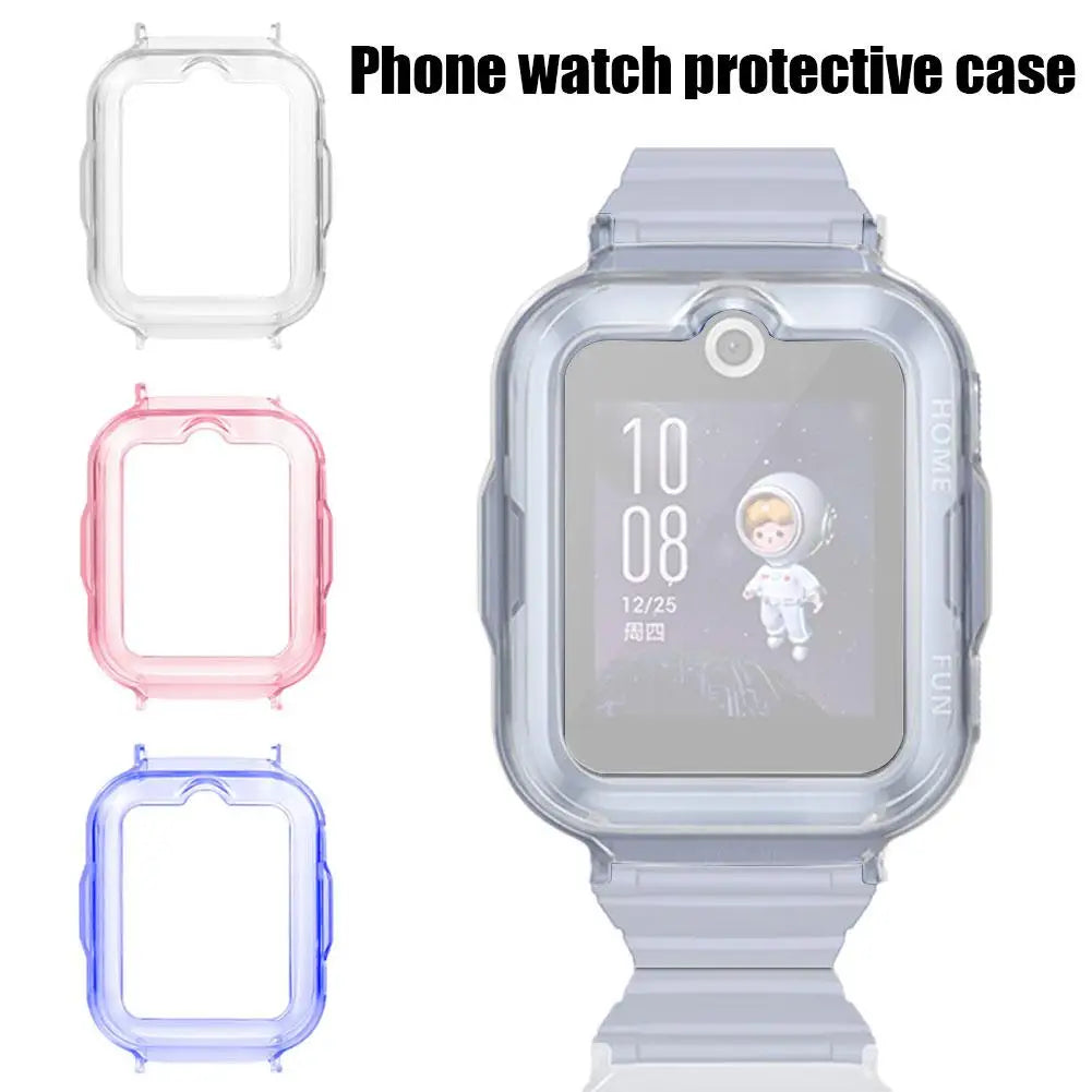 For Huawei Watch KIDS 4 PRO Samrwatch Watch Case TPU PC Cover Protection Screen Lens Scratch-resistant Drop Watch Case Peaceful Pleasures Health and Wellness