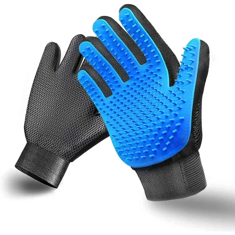 Pet Grooming Glove for Dogs & Cats – Deshedding Massage Comb Pet Grooming Glove Peaceful Pleasures Health and Wellness