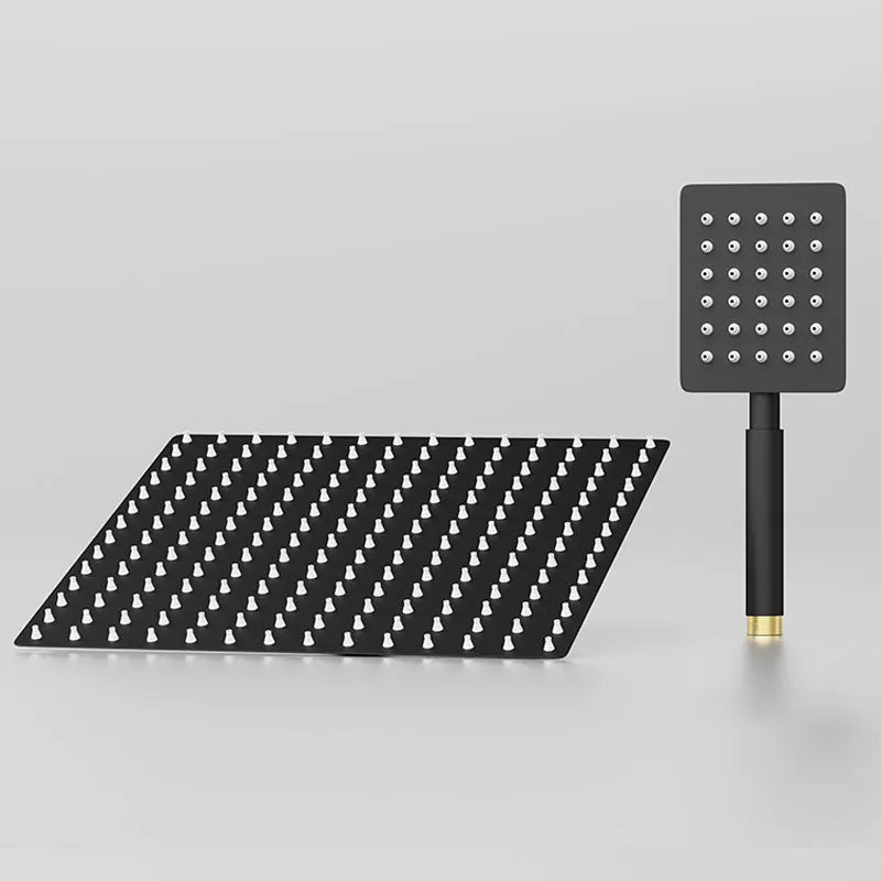 10-Inch Square Rainfall Shower Head | Ultra Thin Stainless Steel