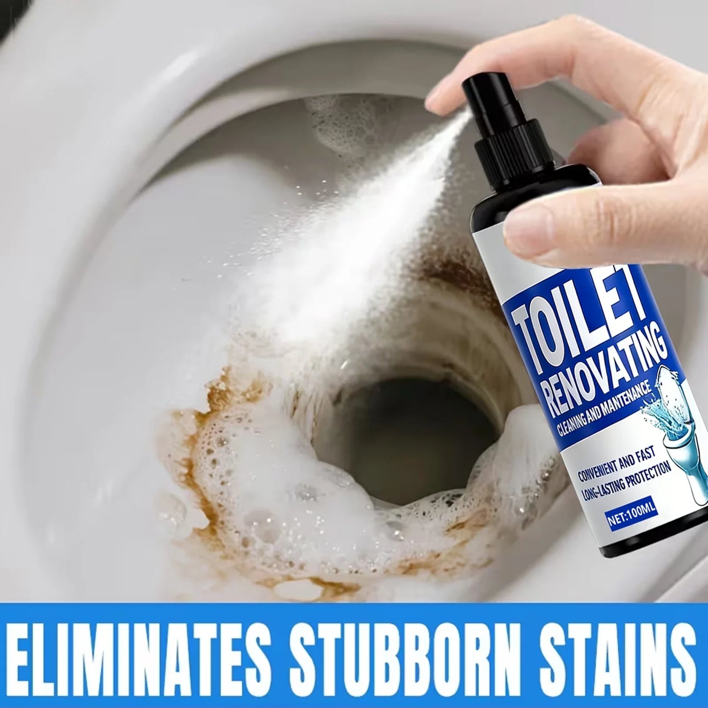Toilet Renovating Spray 100ml – Limescale & Stain Remover