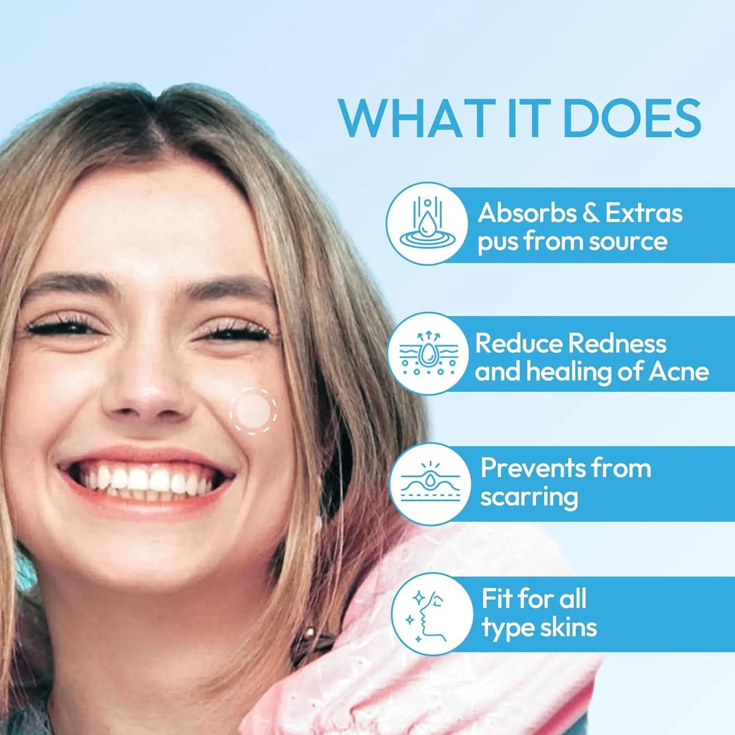 1200 Pieces/Set Hydrogel Acne Coverage Patches: Non-Irritating Skin Care for All Skin Types (Unisex) Peaceful Pleasures Health and Wellness