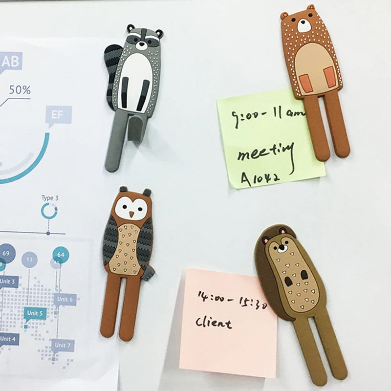 Cute Animal Magnetic Hook – Fridge Magnet Key & Coat Hanger Magnetic Storage Hook Peaceful Pleasures Health and Wellness
