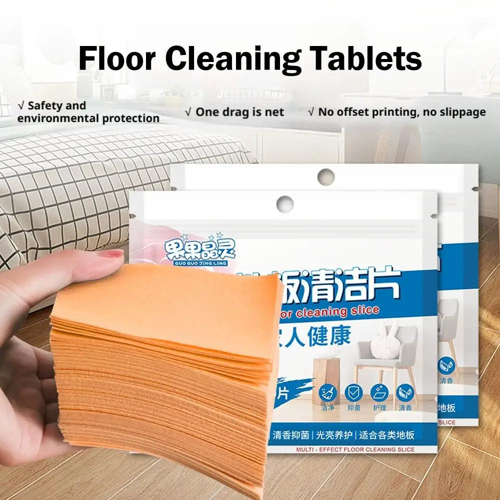 30Pcs Floor Cleaner Sheets Strong Decontamination Tile Floor Mopping Cleaning Tablets Papers For Bathroom Cleaning Supplies Peaceful Pleasures Health and Wellness