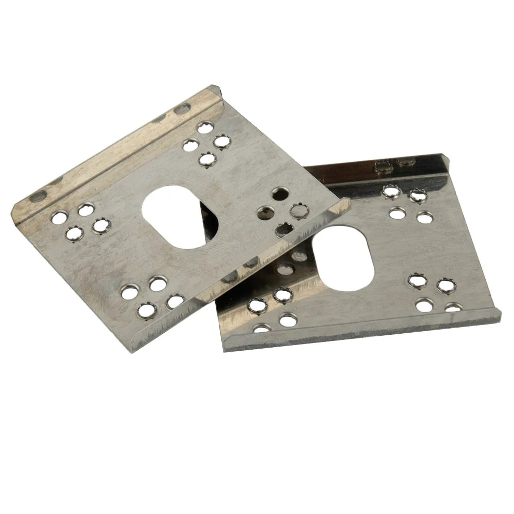 50Pcs Solar PV Grounding Plates C-Shaped Stainless Steel Sheets