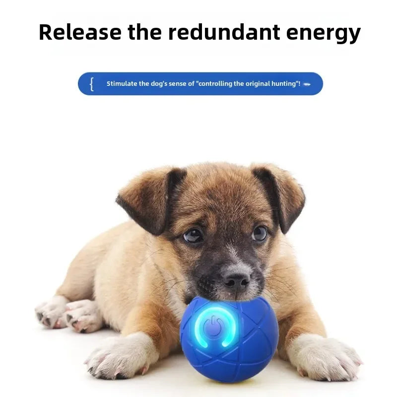 Plush Smart Dog Ball Interactive Toy Rolling Bounce Gravity Ball Pet Training Supplies Dogs Accessories Home Peaceful Pleasures Health and Wellness
