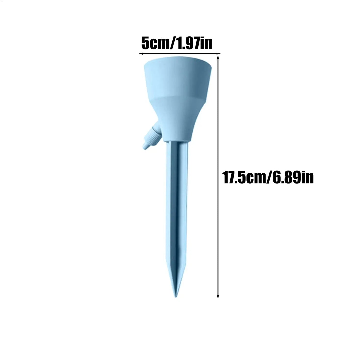 Plant Watering Spikes 3 Pieces Automatic Irrigation Dripper Bottle Plant Waterer with Control Valve for Indoor Outdoor Home Peaceful Pleasures Health and Wellness