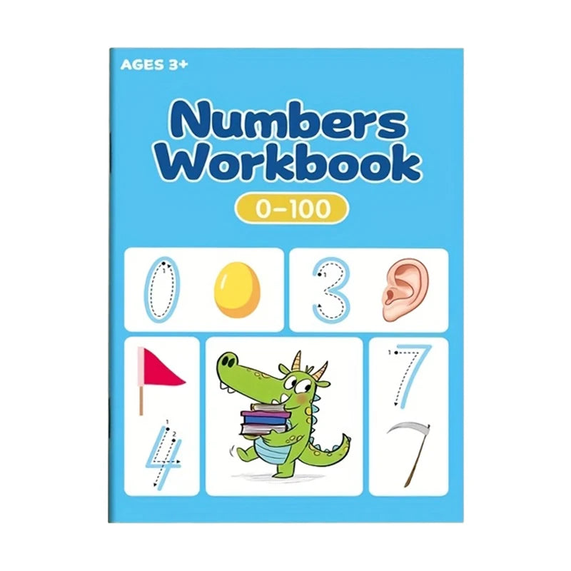 Digital Tracing Practice Workbook Including Pages Numbers 0 100
