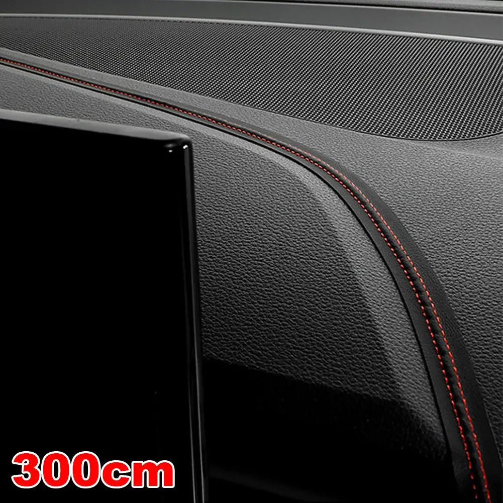 Car PU Leather Trim Strips – Dashboard & Console Decoration