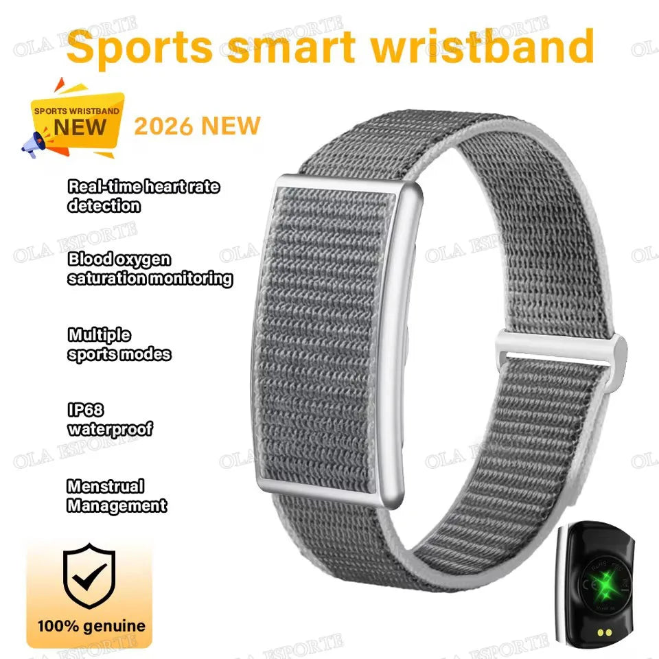 No Screen Smart Watch Men's Sports Outdoors Fitness Heart Rate Monitor 1ATM Waterproof New Smartwatch For Andrio IOS 2025 HW12 Peaceful Pleasures Health and Wellness Silver