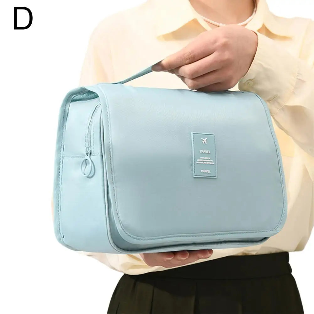 Waterproof Hanging Travel Makeup Bag & Toiletry Organizer