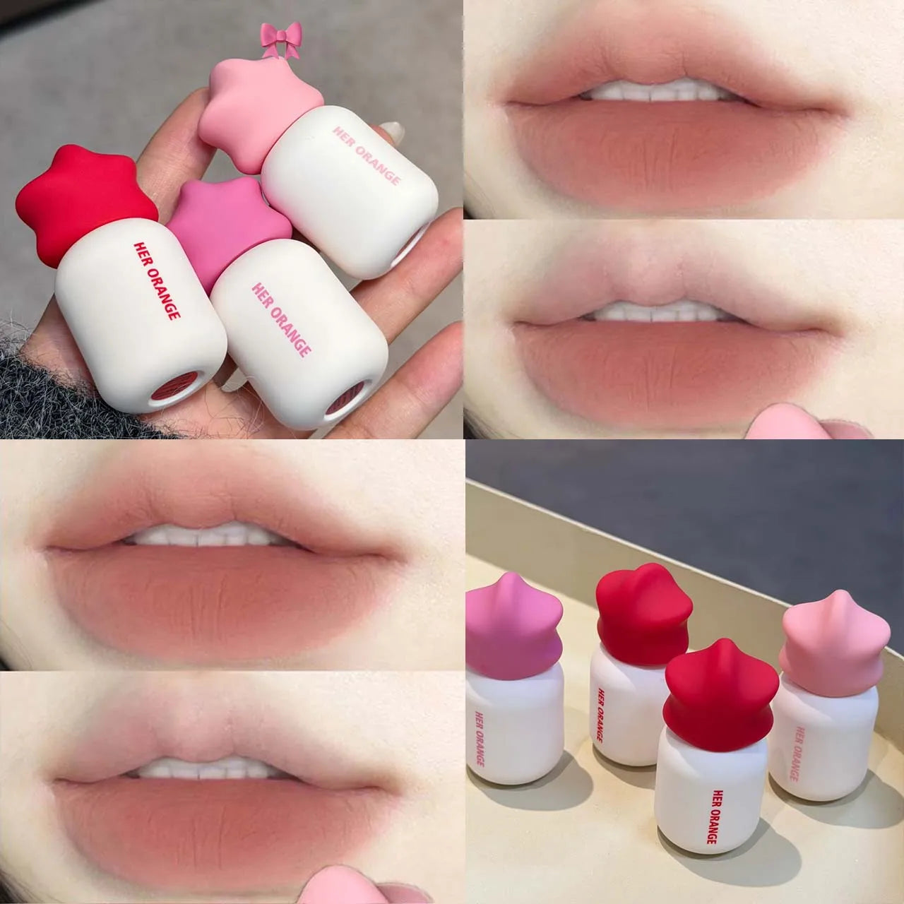 HERORANGE Velvet Matte Liquid Lipstick – Waterproof Lip Tint