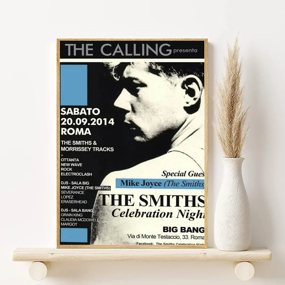 The Smiths Rock Band Minimalist Canvas Poster | Wall Art Print Canvas Wall Art Peaceful Pleasures Health and Wellness