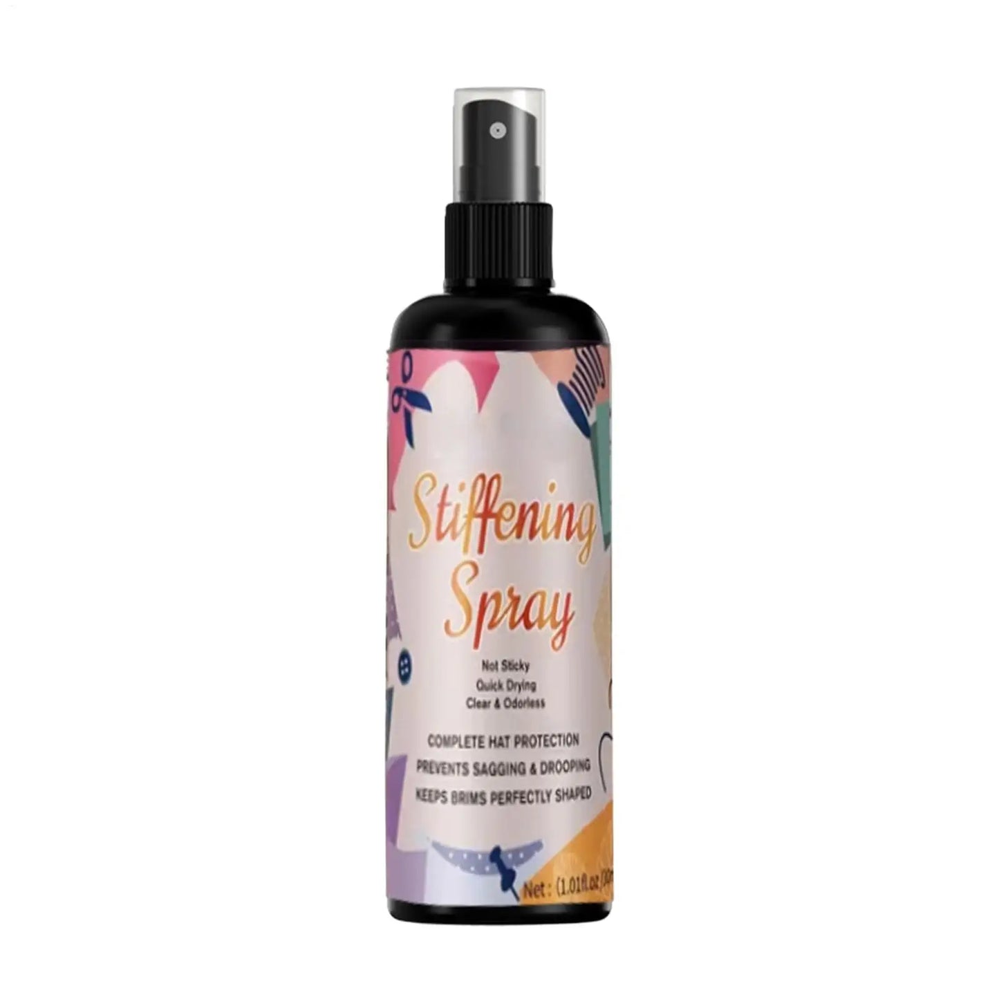 100ml Fabric Stiffener Spray – Non-Toxic for Hats, Crafts & More