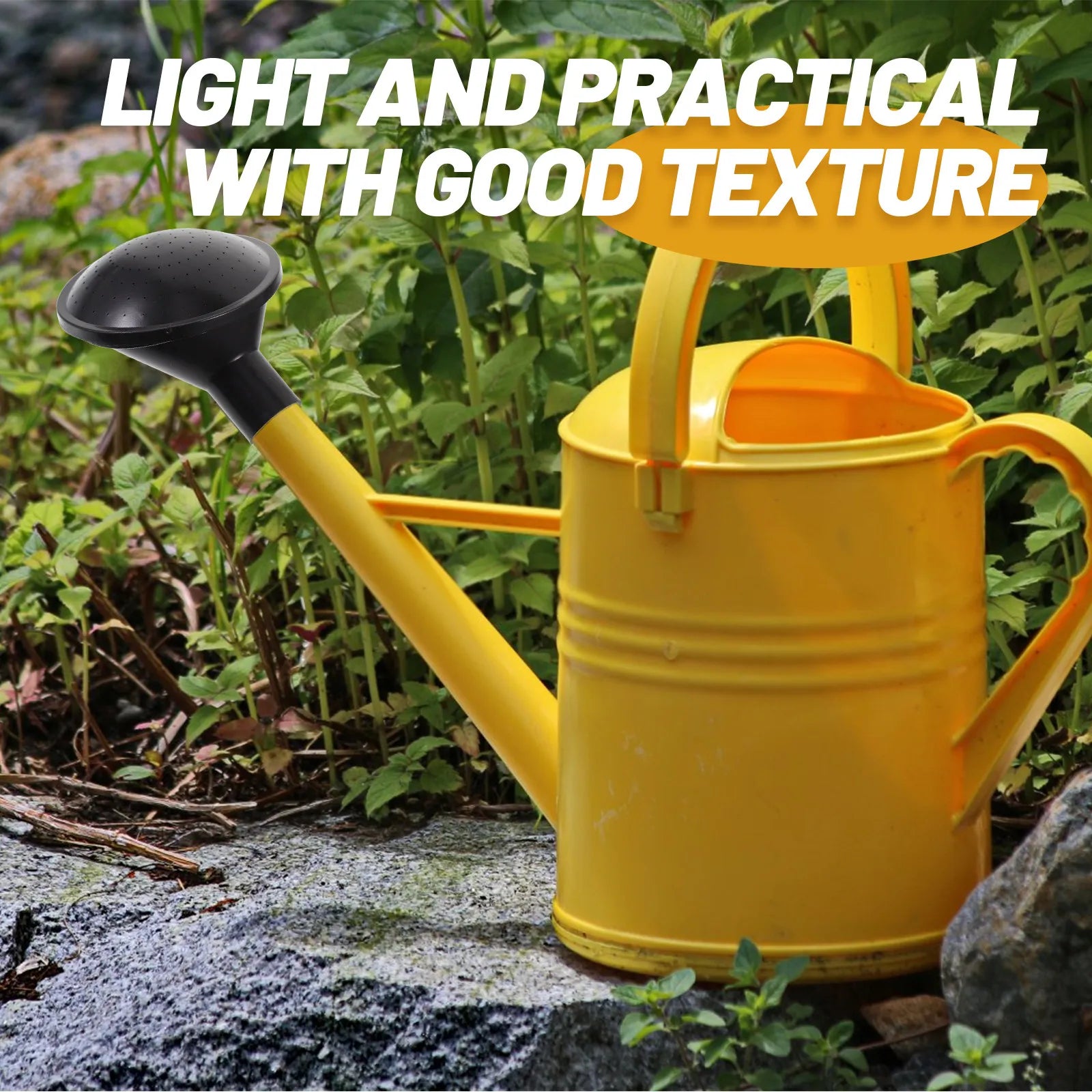 Watering Can Sprinkler Head Creative Lightweight Plastic Simple Design Sprayer Nozzle Watering Flowers Plants Garden Peaceful Pleasures Health and Wellness