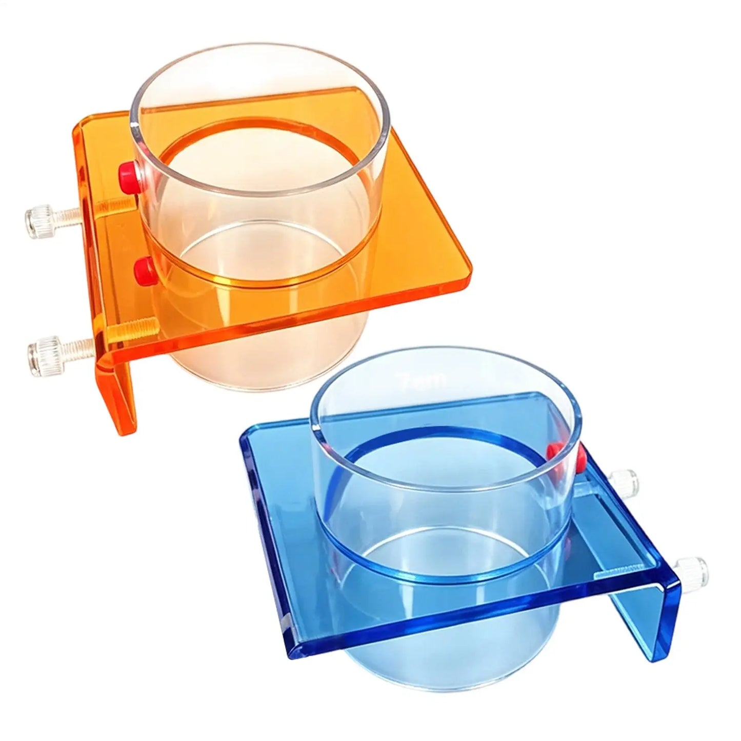 Acrylic Fish Feeding Ring with Suction Cup | Aquarium Feeder