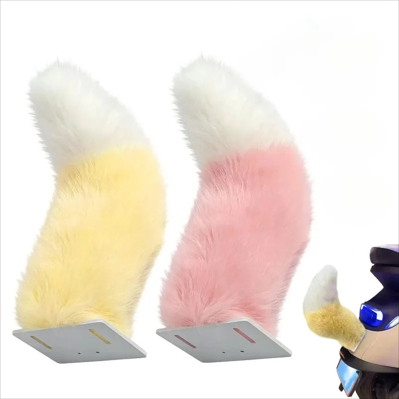 Electric Wagging Fox Tail Scooter Decoration | Remote Control