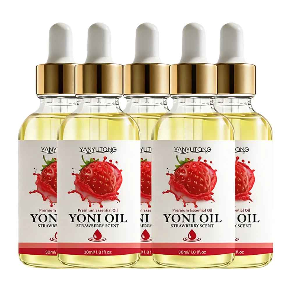 Yoni Oil 30ml – Strawberry Scented Natural pH Balance & Odor Relief