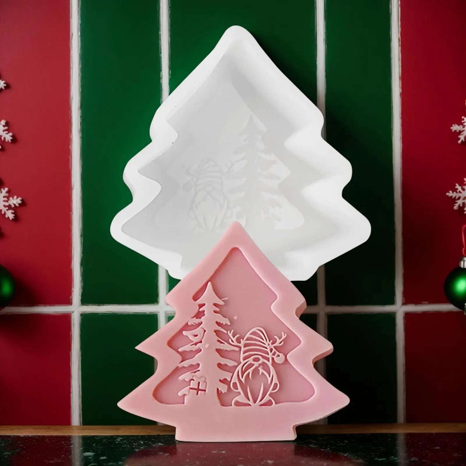 Christmas Silicone Molds For Candles Soap Making Tool Silicone Christmas Molds For Child Home Decor Holiday Festival Birthday Peaceful Pleasures Health and Wellness