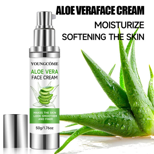 YOUNGCOME Aloe Vera Moisturizing Cream – All Skin Types Aloe Vera Face Cream Oasis Select