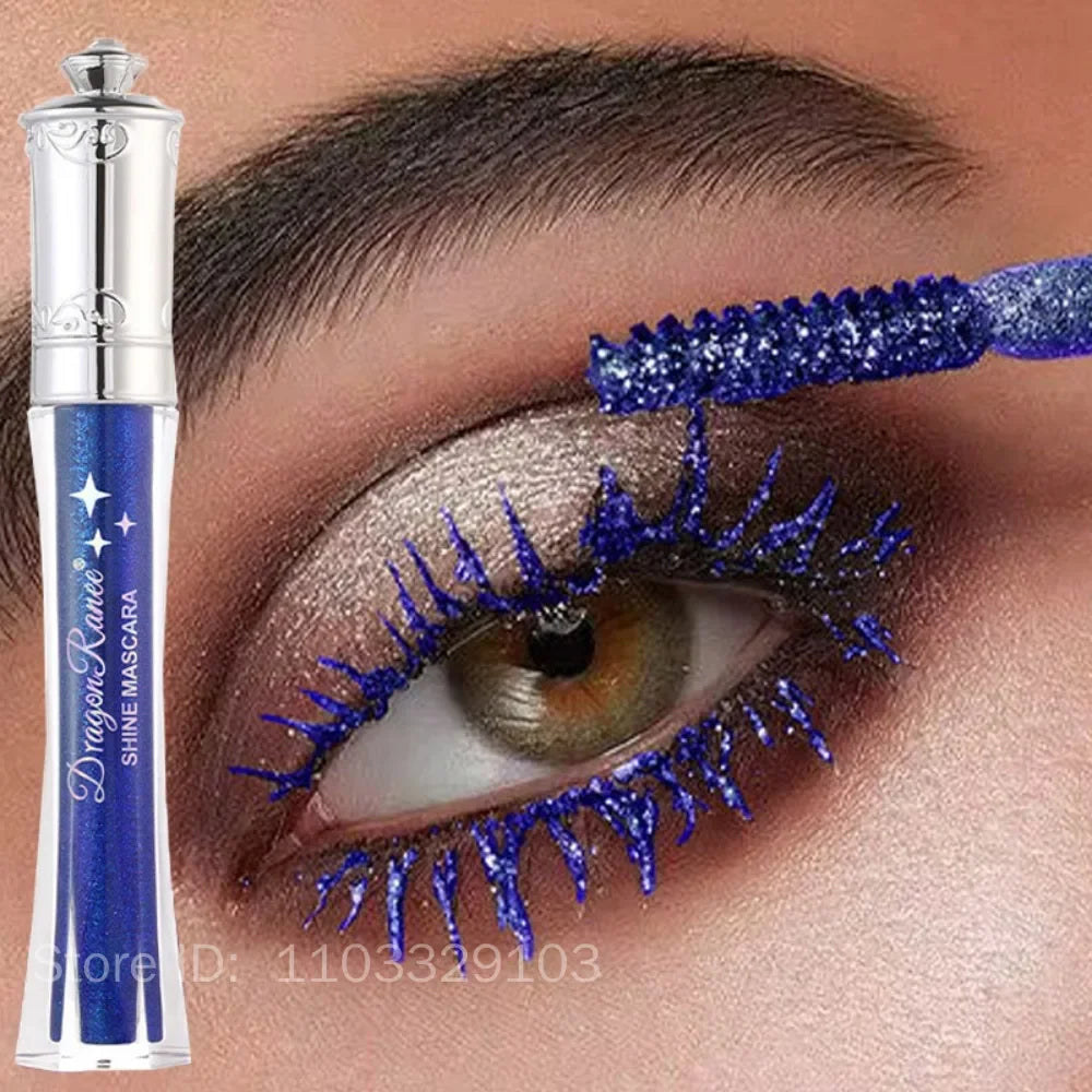 9 Color Glitter Diamond Mascara – Waterproof & Lengthening