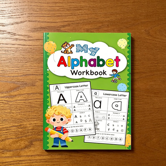 Preschool Alphabet Tracing Workbook My First Letter Learning Book Peaceful Pleasures Health and Wellness Default Title