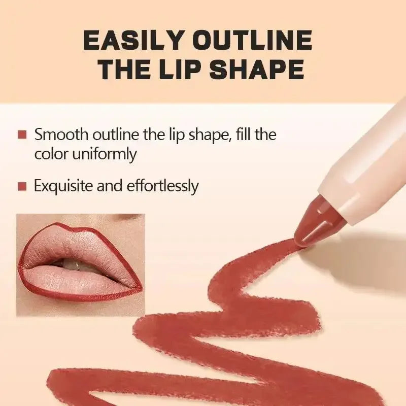 LACHAVA Matte Waterproof Lip Liner – 8 Shades | Long-Lasting