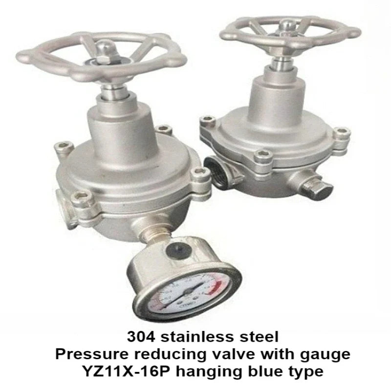 304 Stainless Steel Adjustable Pressure Reducing Valve – High Flow