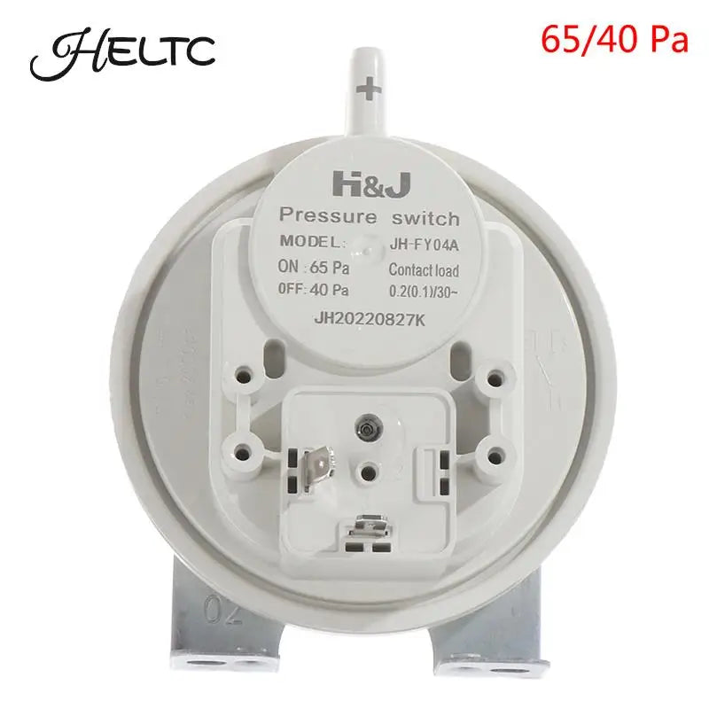 Wind Pressure Switch 40–140Pa + 30cm Hose | Gas Water Heater Appliance Replacement Part Peaceful Pleasures Health and Wellness 65Pa