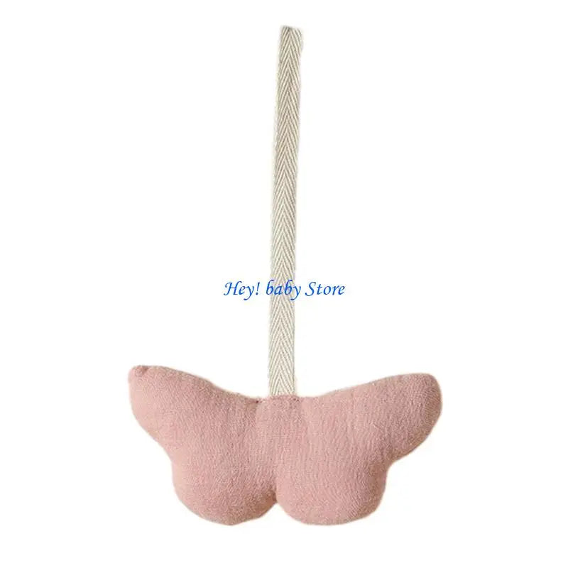 Cotton Baby Pacifier Holder Rattle Toy – Stroller, Crib & Car