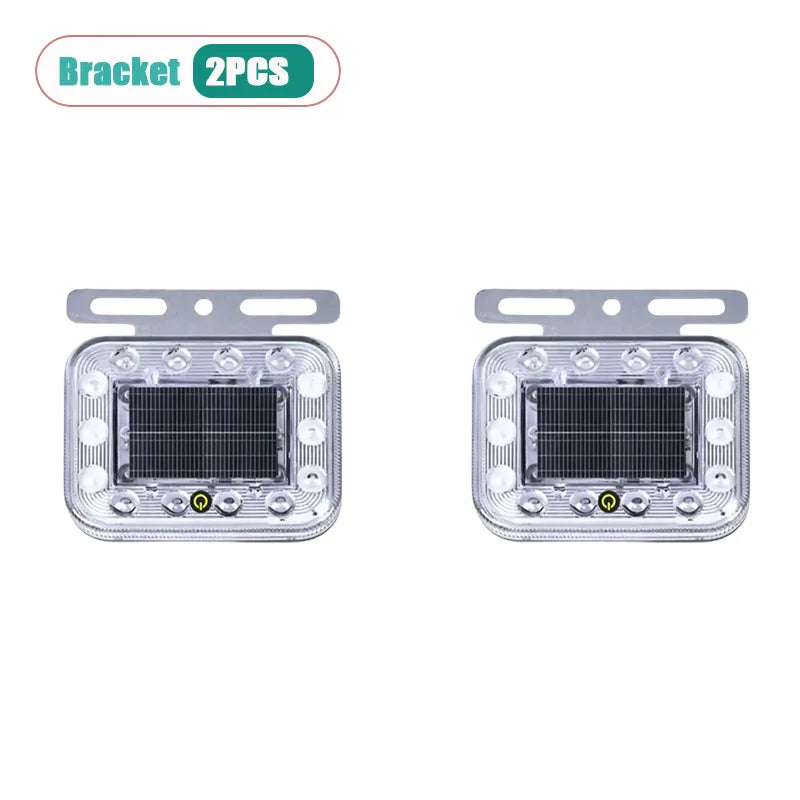 Solar LED Emergency Strobe Warning Light | Magnetic USB Charge