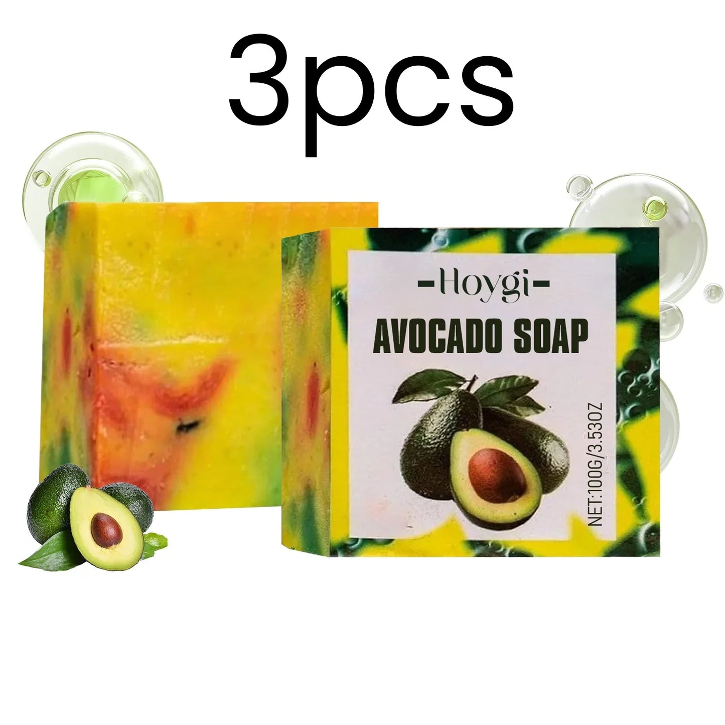 Hoygi Avocado Natural Handmade Soap – Brightening & Moisturizing