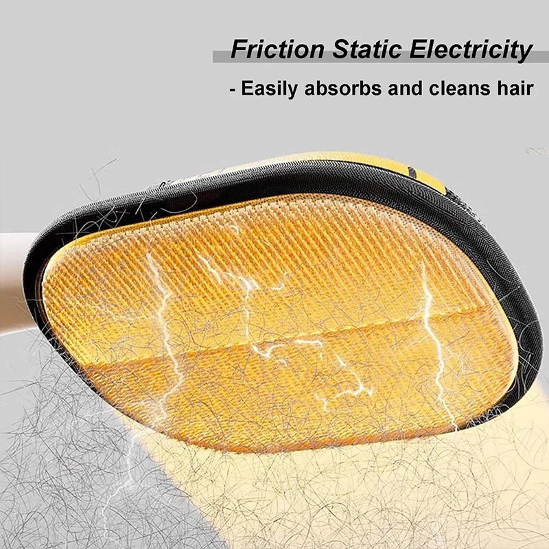 Reusable Electrostatic Pet Hair Removal Grooming Gloves