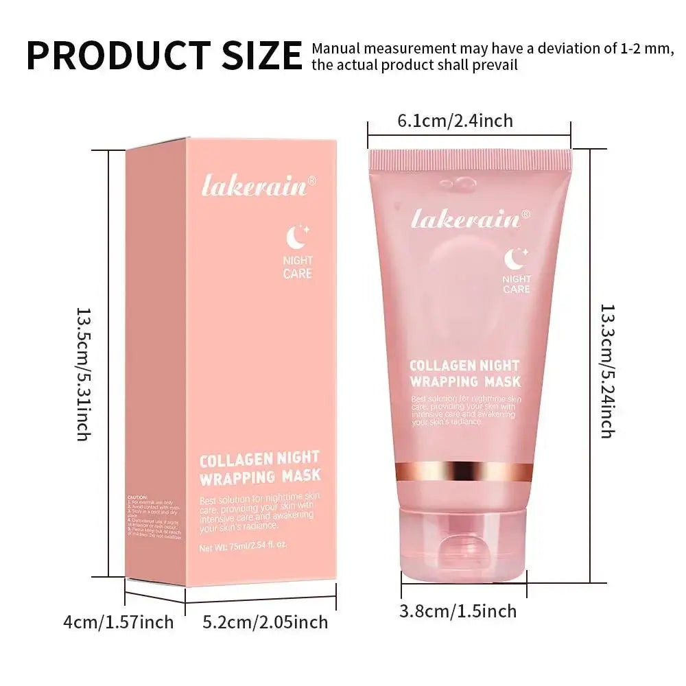 Lakerain Collagen Peel-Off Night Mask – Hydration & Firming
