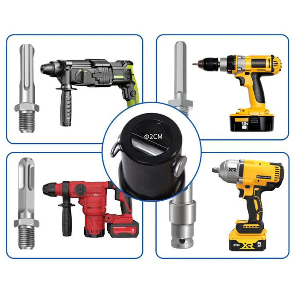 Earth Auger Adapter Tool 4 Interface Types Impact Wrench Hammer