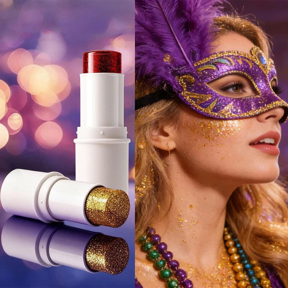 Holographic Body Glitter Stick – Face, Hair & Body Shimmer Peaceful Pleasures Health and Wellness