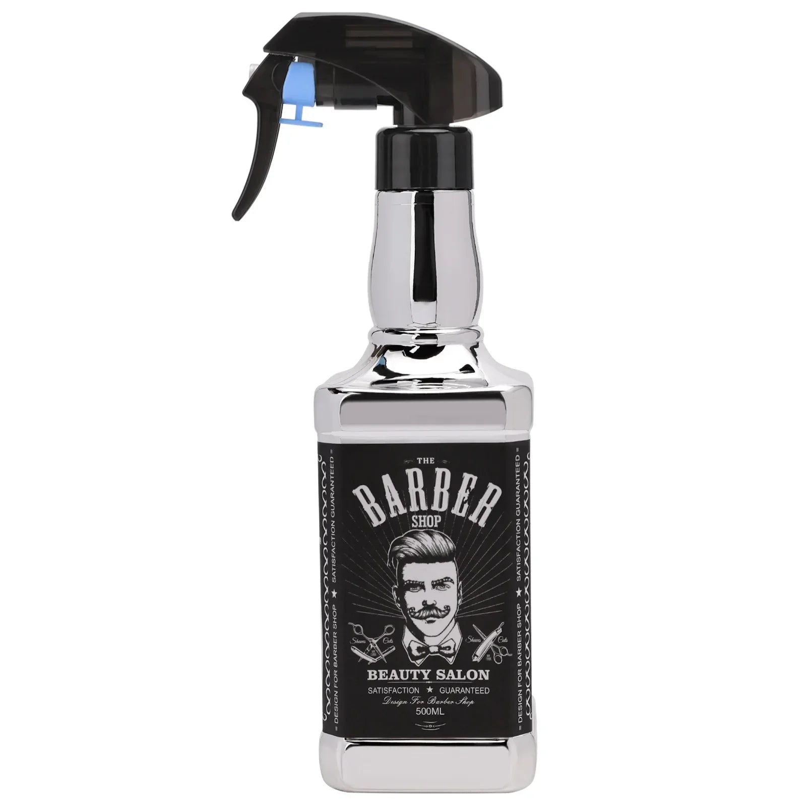 500ML Plating Barber Haircut Spray Bottle Empty Continuous Atomizer Water Sprayer For Salon Hairdresser Accessories Barber Tools Peaceful Pleasures Health and Wellness Sliver