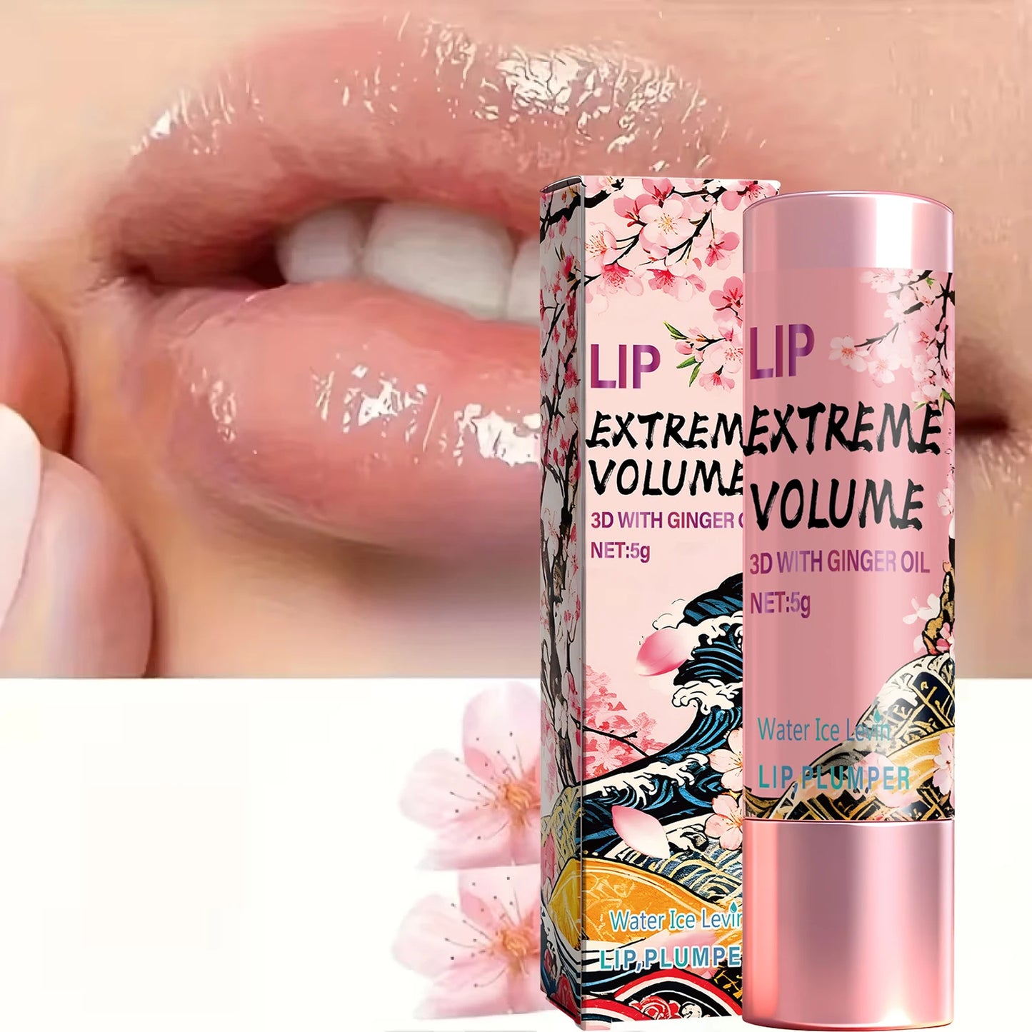 3D Lip Plumper Cream with Ginger Oil – Volume & Moisture