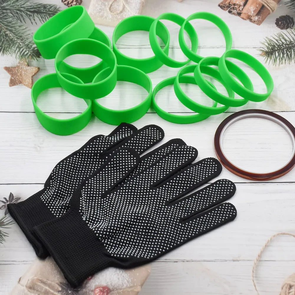 A36T-Silicone Bands For With Transfer Tapes Sublimation Accessories For Mug Press Machine Wrap Bundle Tumber In Oven Peaceful Pleasures Health and Wellness
