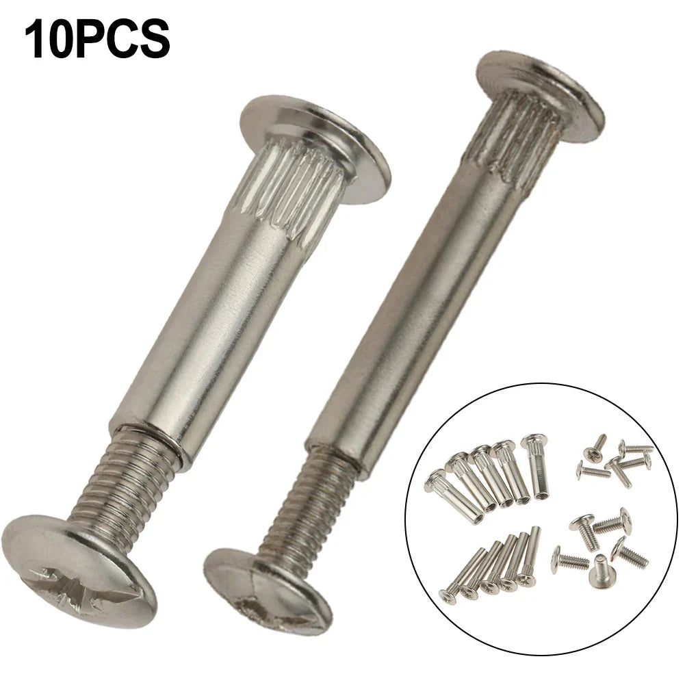 10Pcs M5 M8 Splint Nut Snap Rivet Butt Screw Furniture Bolt