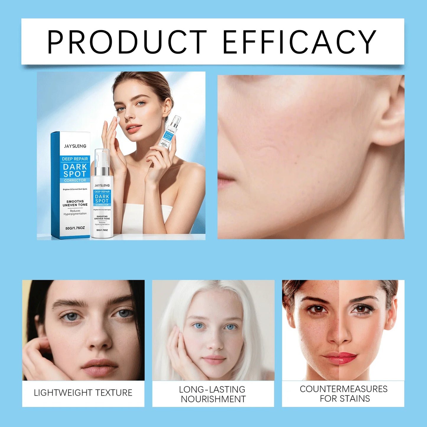 Dark Spot Correcting Glow Serum Cream Fade Blemishes Restore Health Tone Reduce Melanin Brighten Facial Skins Dark Spot Remover Peaceful Pleasures Health and Wellness