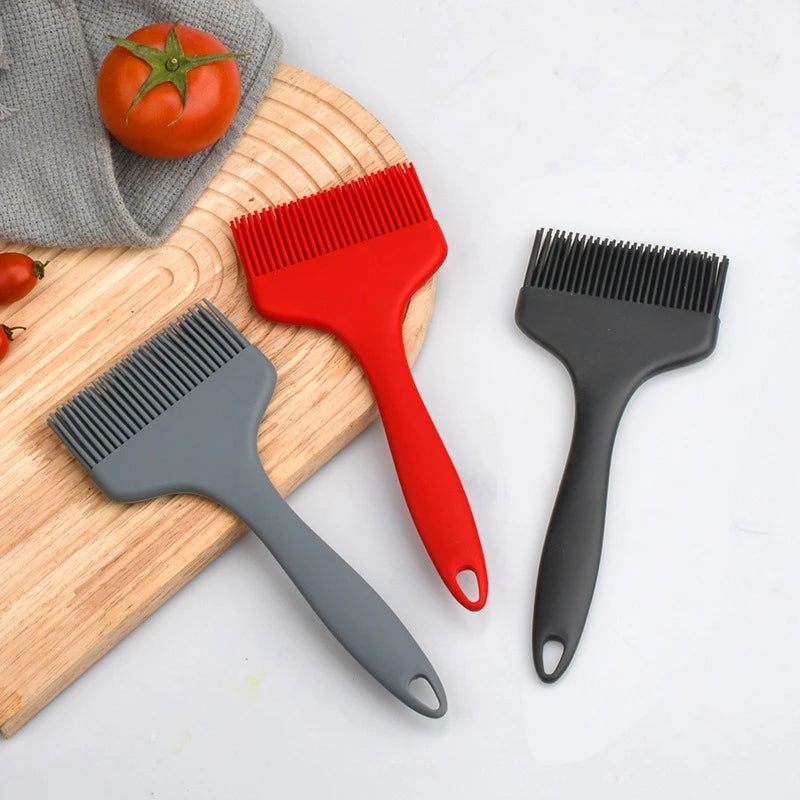 Large Silicone BBQ & Basting Brush | Detachable Head, Heat Resistant – Oil & Sauce Brush for Grilling & Baking