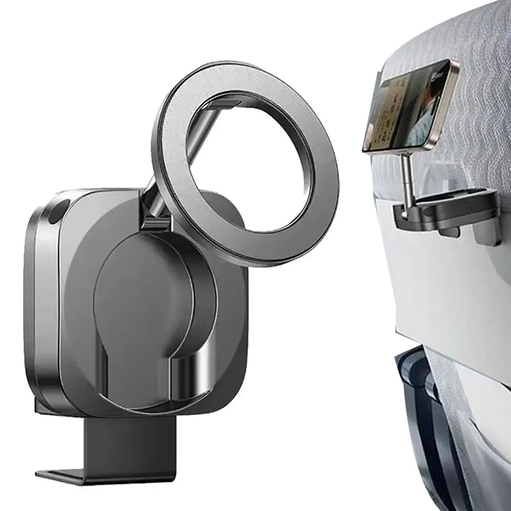 Universal Travel Magnetic Phone Stand 360° Rotating Car Headrest Mount for Magsafe iPhone Universal Car Bracket Peaceful Pleasures Health and Wellness
